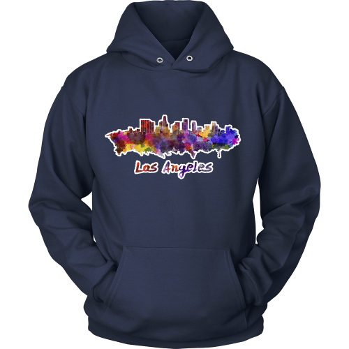 LA Skyline "Water Color" Hoodie - Los Angeles Source
 - 4