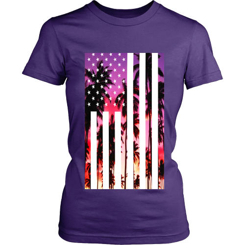Los Angeles "Palm Tree U.S.A." Women's Shirt - Los Angeles Source
 - 1