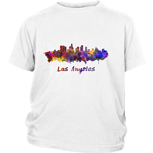 LA Skyline "Water Color" Youth Shirt - Los Angeles Source
 - 2