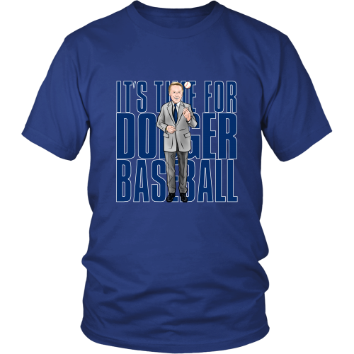 Vin Scully "Its Time For Dodger Baseball" Shirt - Los Angeles Source
 - 2