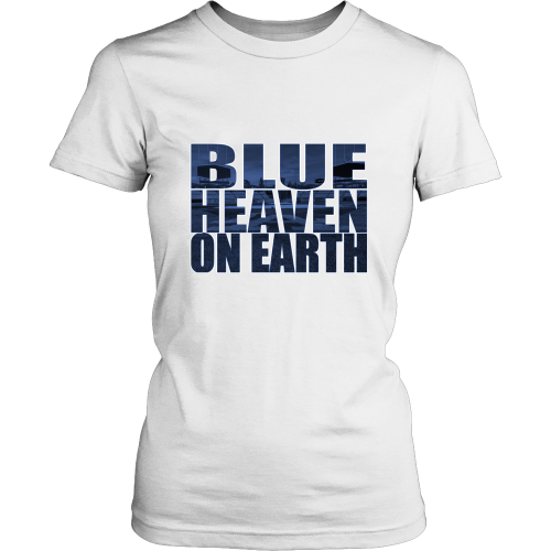 Dodgers "Blue Heaven On Earth" Women's Shirt - Los Angeles Source
 - 4