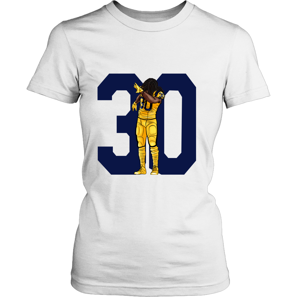Todd Gurley "Dab On Em'" Women's Shirt - Los Angeles Source
 - 7
