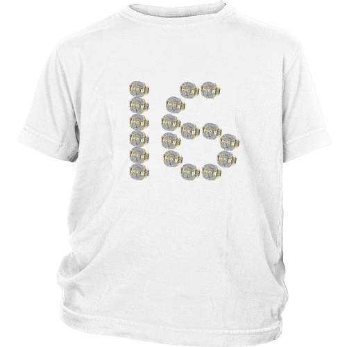 Lakers "16 Rings" Youth Shirt - Los Angeles Source
 - 2