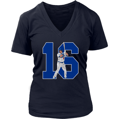 Andre Ethier "Captain Clutch" Women's Vneck - Los Angeles Source
 - 7