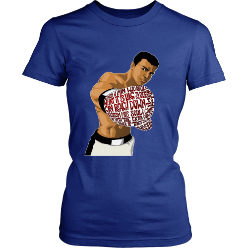 Muhammed Ali "Heart of a Champion" Women's Shirt - Los Angeles Source
 - 4
