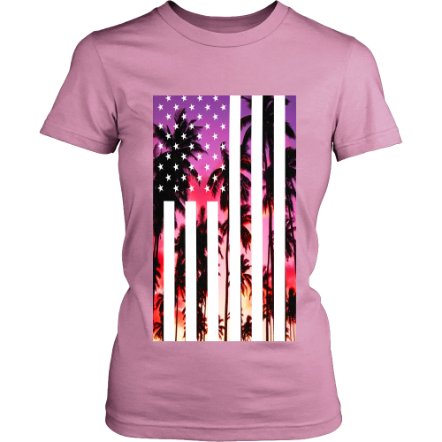 Los Angeles "Palm Tree U.S.A." Women's Shirt - Los Angeles Source
 - 2
