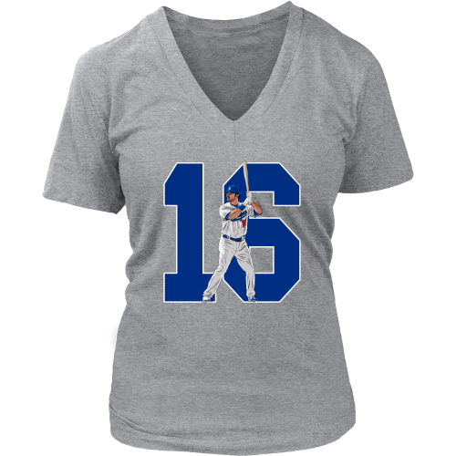 Andre Ethier "Captain Clutch" Women's Vneck - Los Angeles Source
 - 6