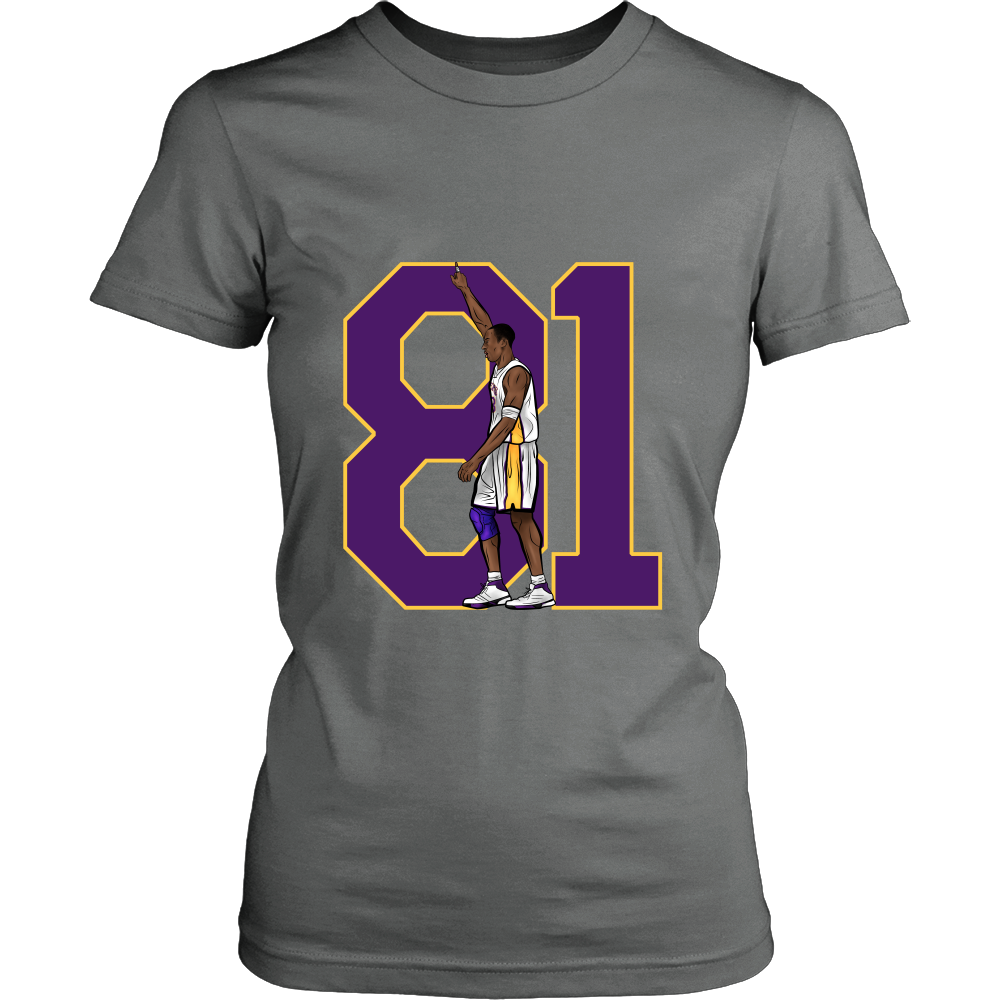 Kobe Bryant "81" Women's Shirt - Los Angeles Source
 - 4