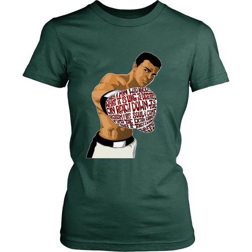 Muhammed Ali "Heart of a Champion" Women's Shirt - Los Angeles Source
 - 9