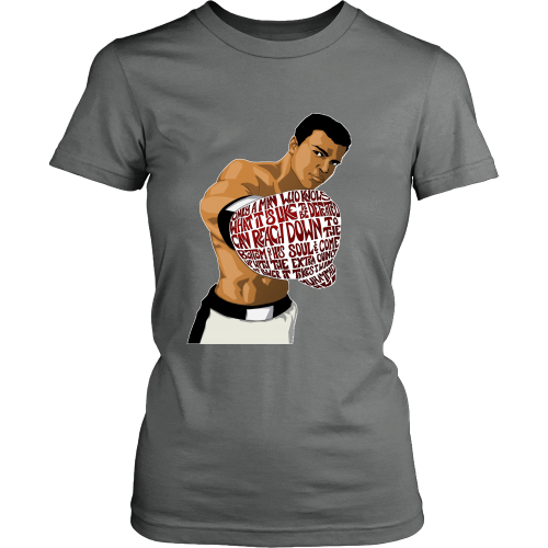 Muhammed Ali "Heart of a Champion" Women's Shirt - Los Angeles Source
 - 7