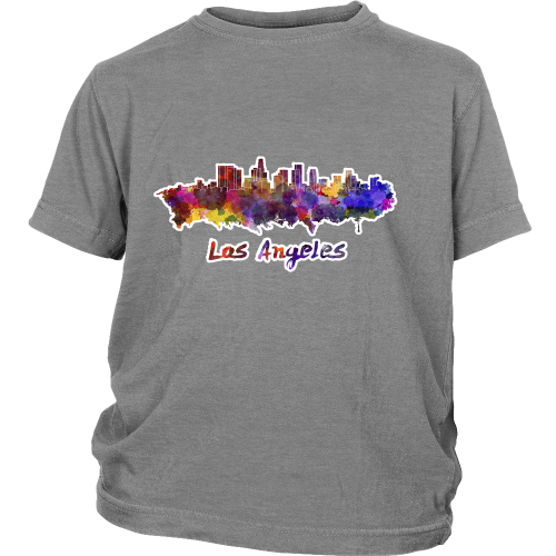 LA Skyline "Water Color" Youth Shirt - Los Angeles Source
 - 1