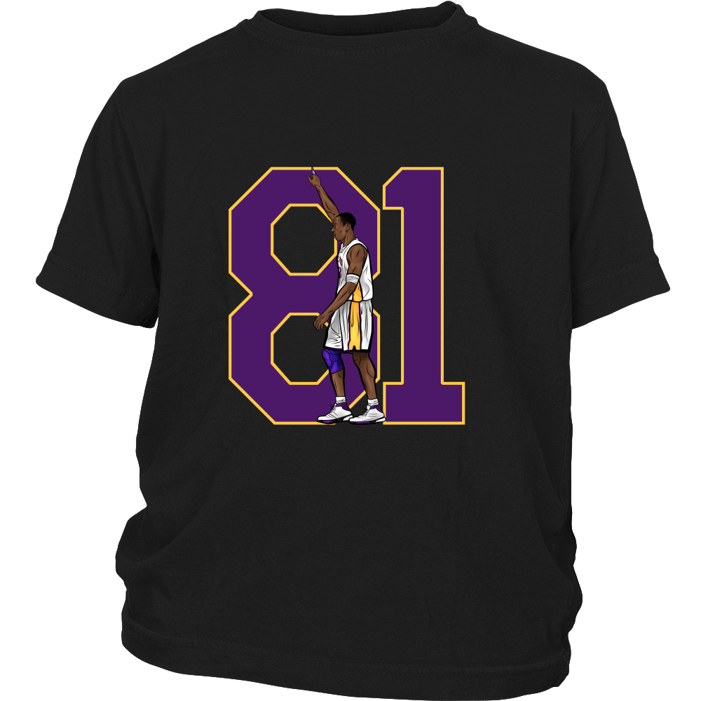 Kobe Bryant "81" Youth Shirt - Los Angeles Source
 - 2