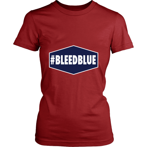 Dodgers "#BLEEDBLUE" Women's Shirt - Los Angeles Source
 - 7