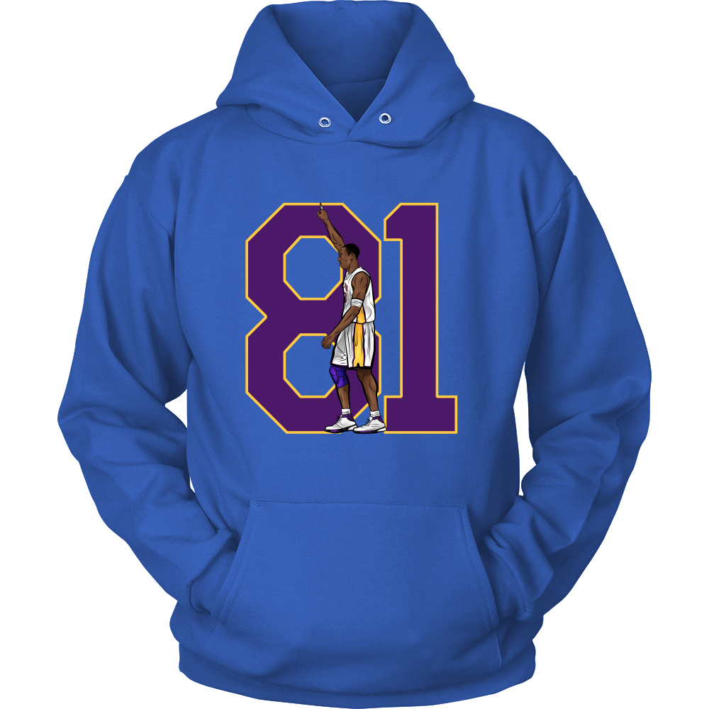 Kobe Bryant "81" Hoodie - Los Angeles Source
 - 10