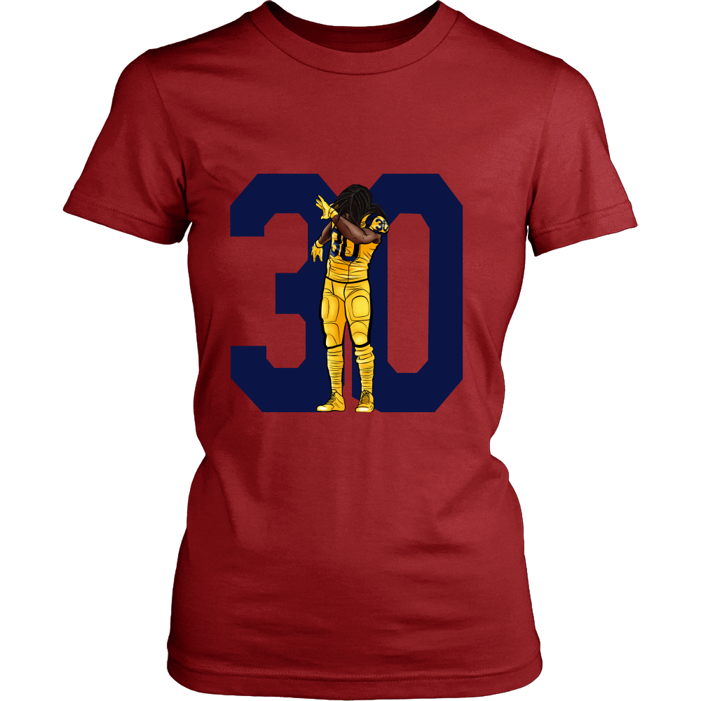 Todd Gurley "Dab On Em'" Women's Shirt - Los Angeles Source
 - 8