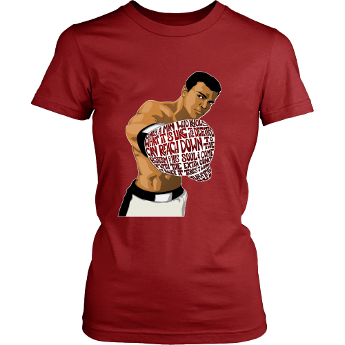 Muhammed Ali "Heart of a Champion" Women's Shirt - Los Angeles Source
 - 8
