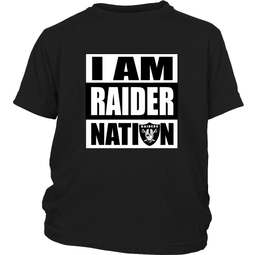 Raiders "I Am Raider Nation" Youth Shirt - Los Angeles Source
 - 2