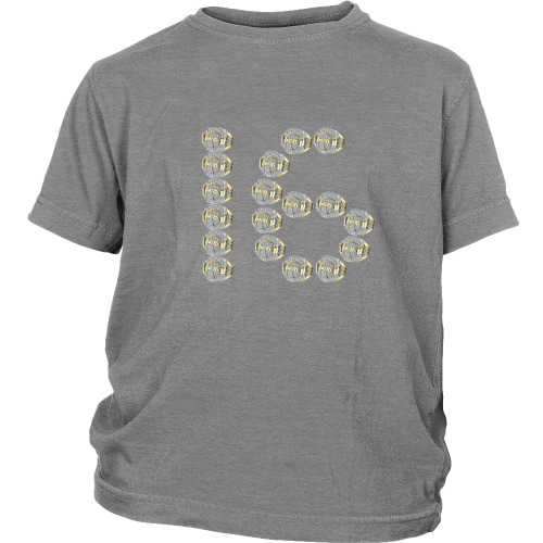 Lakers "16 Rings" Youth Shirt - Los Angeles Source
 - 1