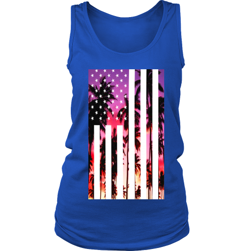 Los Angeles "Palm Tree U.S.A." Women's Tank Top - Los Angeles Source
 - 3