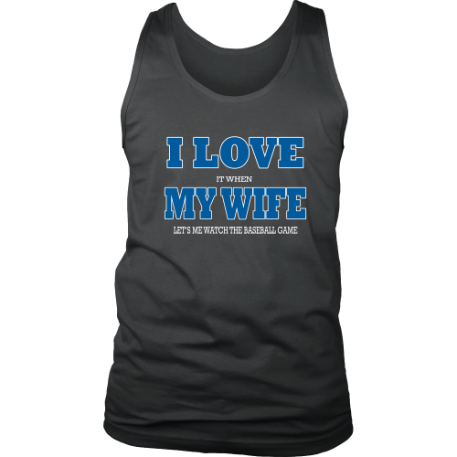Dodgers " I Love My Wife" Tank Top - Los Angeles Source
 - 1