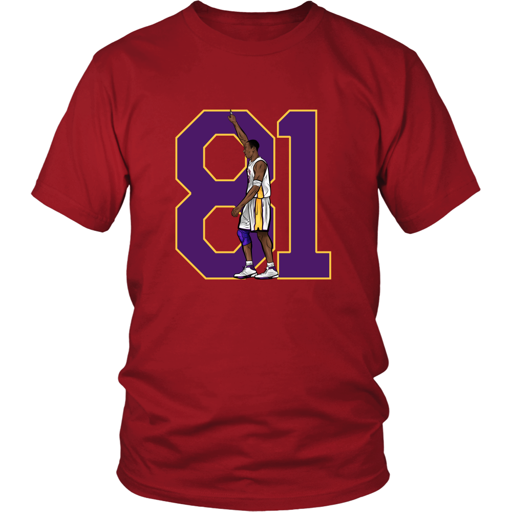 Kobe Bryant "81" Shirt - Los Angeles Source
 - 6