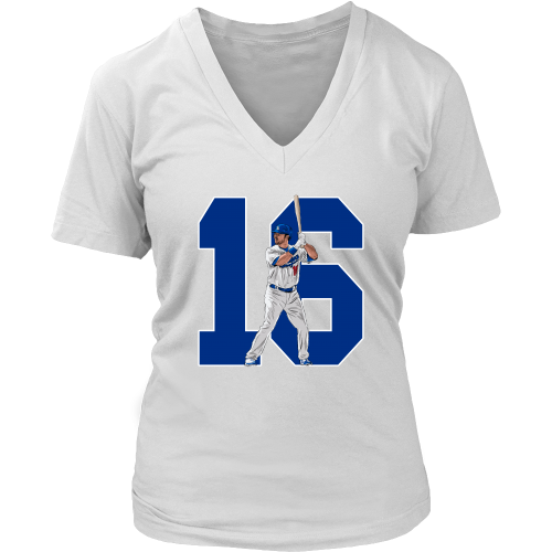 Andre Ethier "Captain Clutch" Women's Vneck - Los Angeles Source
 - 4