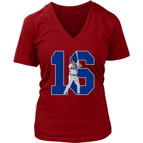 Andre Ethier "Captain Clutch" Women's Vneck - Los Angeles Source
 - 3