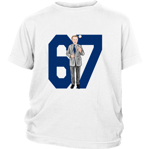 Vin Scully "67 Seasons" Youth Shirt - Los Angeles Source
 - 2