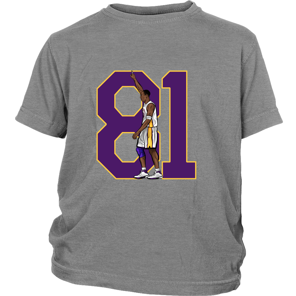 Kobe Bryant "81" Youth Shirt - Los Angeles Source
 - 1