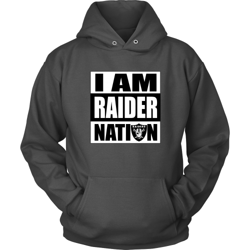 Raiders "I Am Raider Nation" Hoodie - Los Angeles Source
 - 2