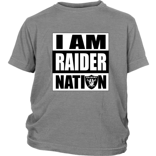 Raiders "I Am Raider Nation" Youth Shirt - Los Angeles Source
 - 3