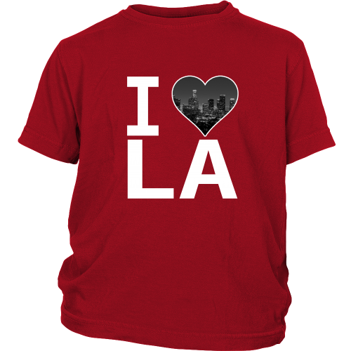 Los angeles "I Love LA" Youth Shirt - Los Angeles Source
 - 3