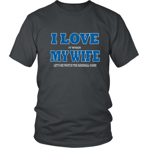 Dodgers " I Love My Wife" Shirt - Los Angeles Source
 - 1