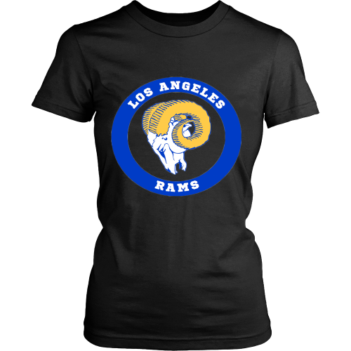LA Rams Vintage Logo Womens Shirt - Los Angeles Source
 - 3
