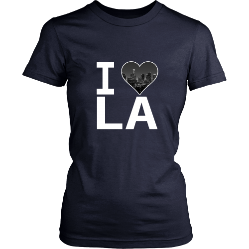 Los angeles "I Love LA" Women's Shirt - Los Angeles Source
 - 8