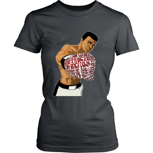 Muhammed Ali "Heart of a Champion" Women's Shirt - Los Angeles Source
 - 6