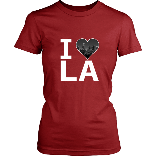 Los angeles "I Love LA" Women's Shirt - Los Angeles Source
 - 7