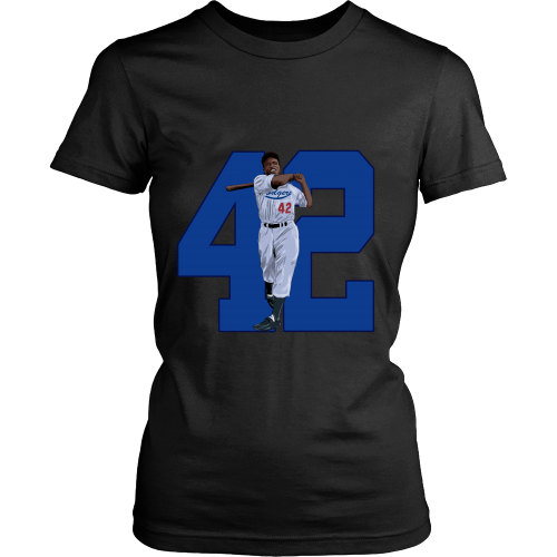 Jackie Robinson "Game Changer" Women's Shirt - Los Angeles Source
 - 2