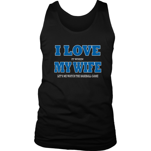 Dodgers " I Love My Wife" Tank Top - Los Angeles Source
 - 2
