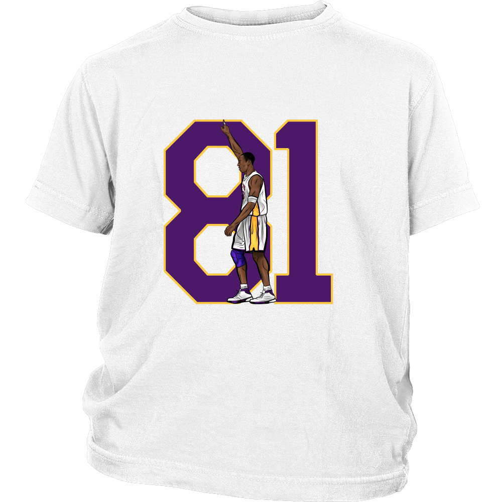 Kobe Bryant "81" Youth Shirt - Los Angeles Source
 - 3