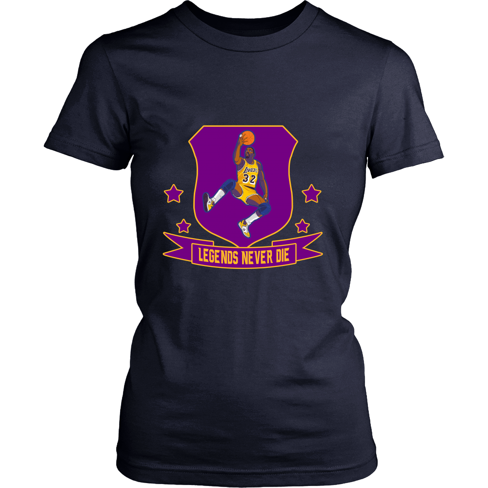 Magic Johnson "Legends Never Die" Women's Shirt - Los Angeles Source
 - 8