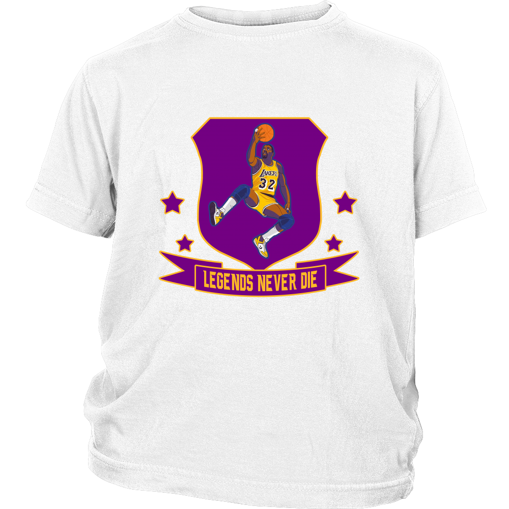 Magic Johnson "Legends Never Die" Youth Shirt - Los Angeles Source
 - 1
