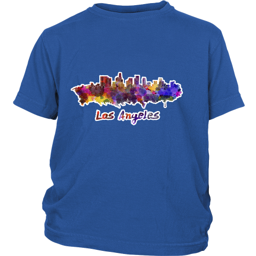 LA Skyline "Water Color" Youth Shirt - Los Angeles Source
 - 3